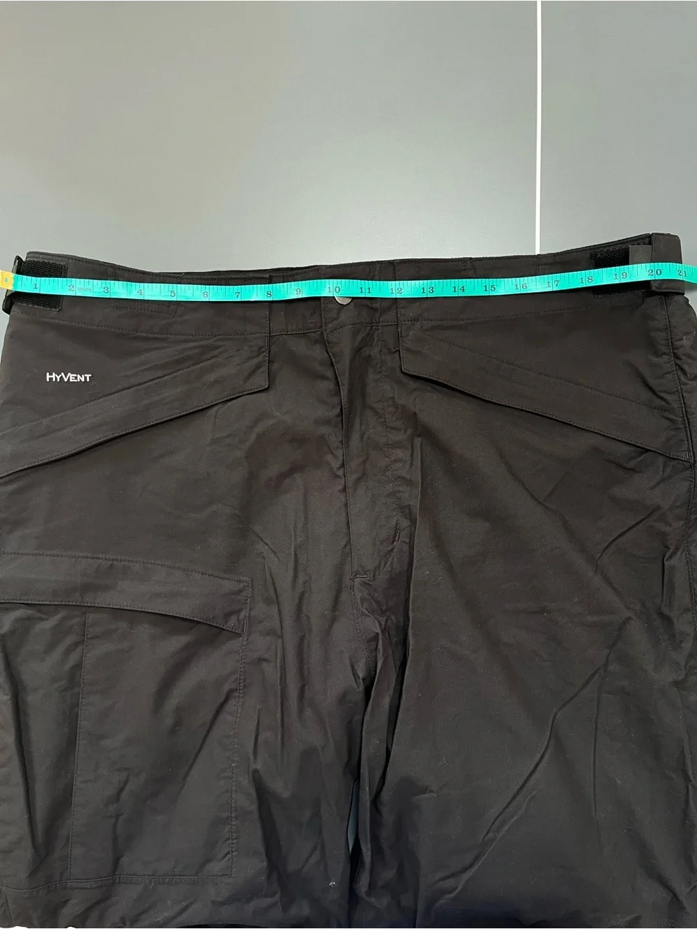 The North Face Men's HyVent Snow Pants Size XL Black Nylon Adjustable Gorpcore